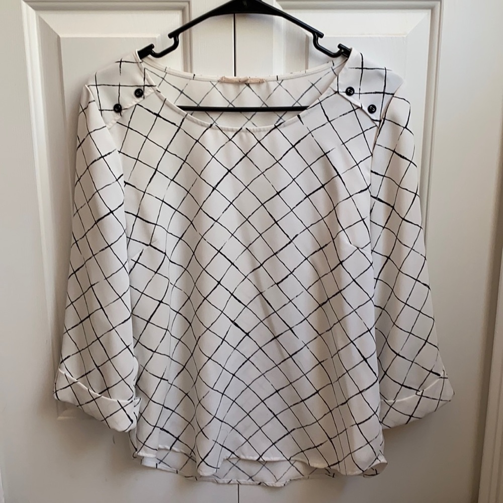 3/4 sleeve blouse